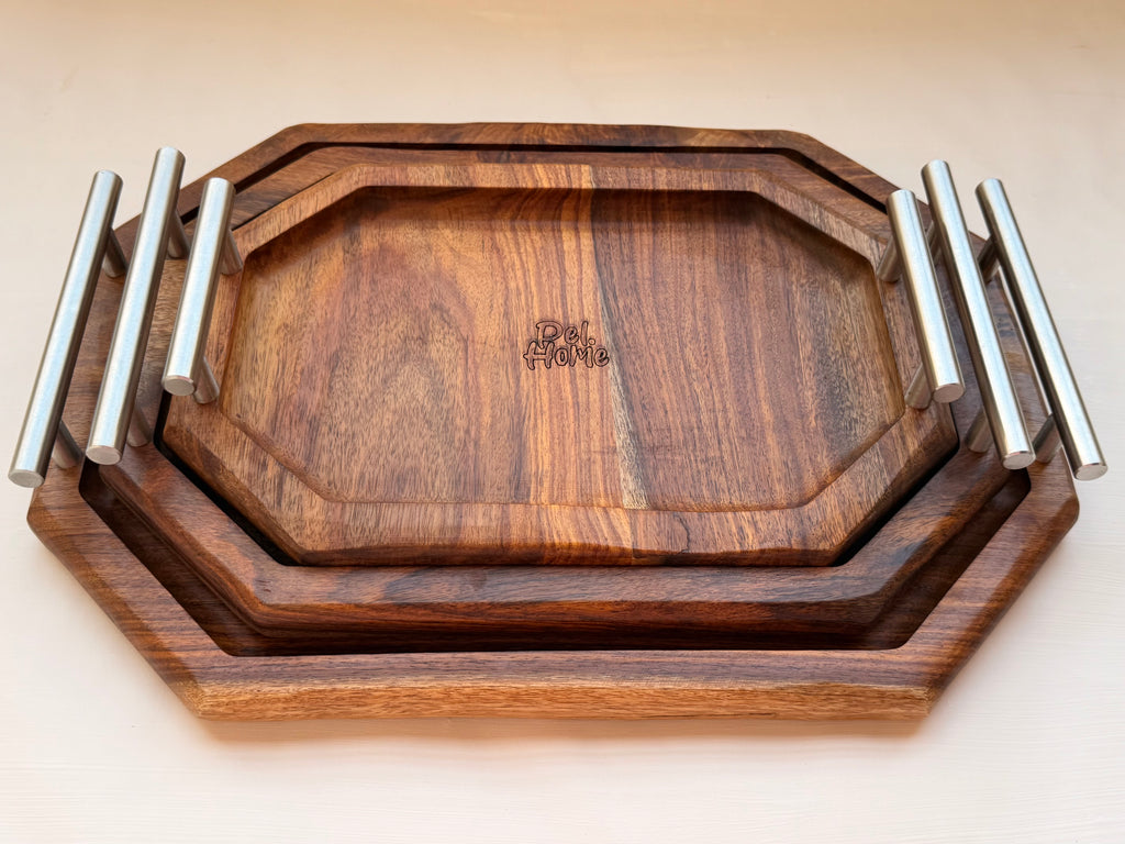 Pel Trays with steel Handle