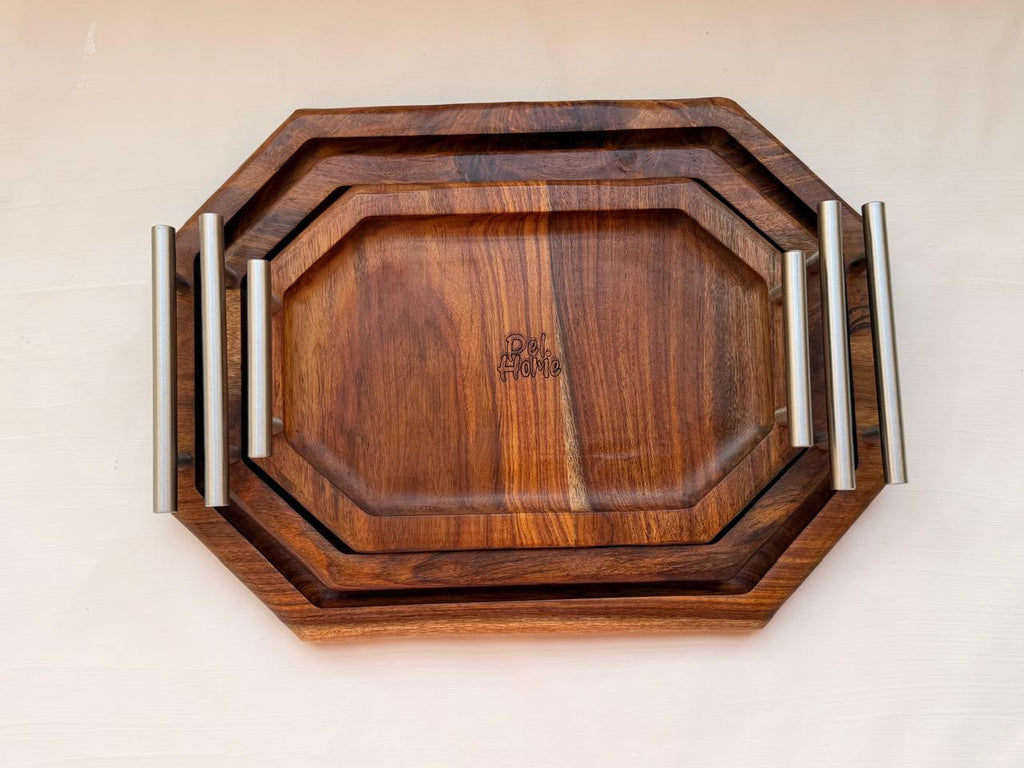 Pel Trays with steel Handle