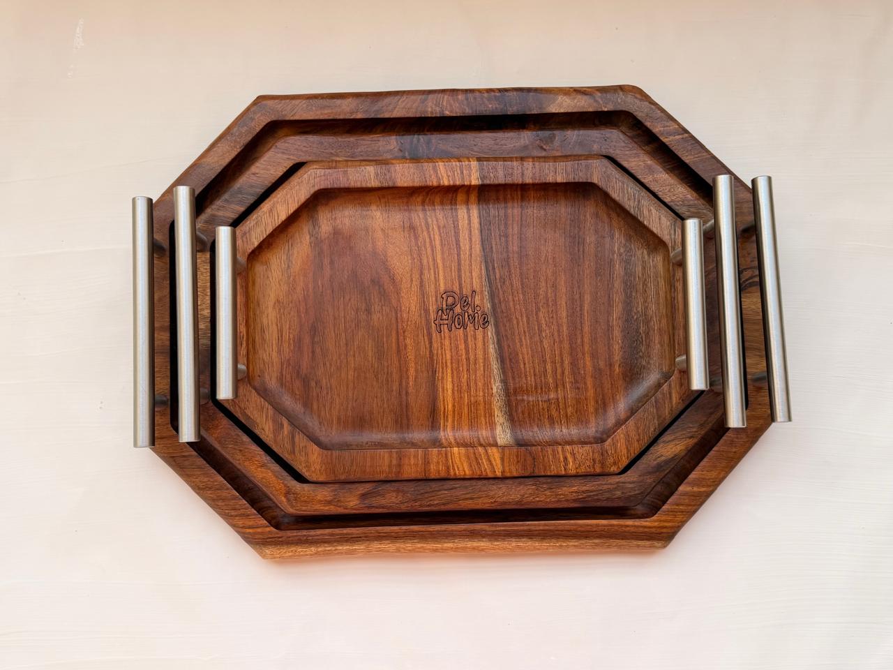 Pel Trays with steel Handle